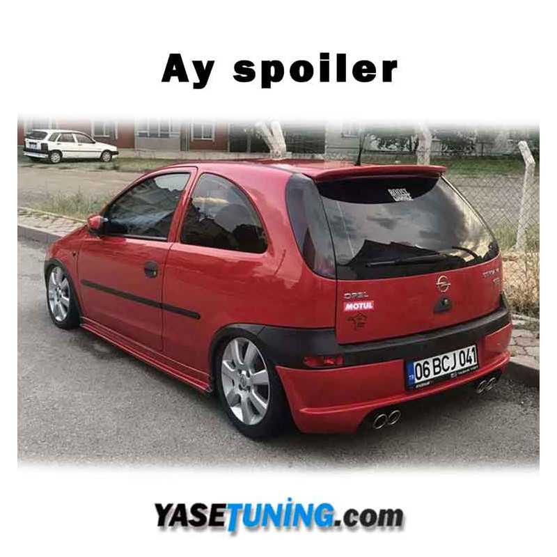 opel corsa c bagaj üstü rüzgarlık ay spoiler