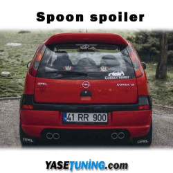 corsa c spoon spoiler bagaj üstü