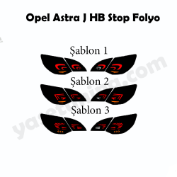 opel astra j hb stop folyo tasarımı