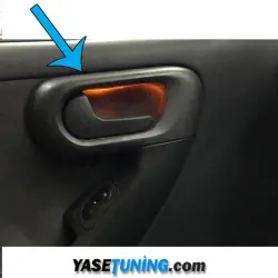 Corsa C Sol kapı kolu çerçevesi iç plastik