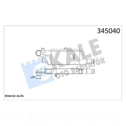 Corsa C 1.7 dti turbo intercooler radyatör KALE