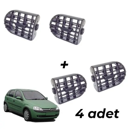 Opel Corsa C 4 Adet Havalandırma Muzulu menfezi üfleci