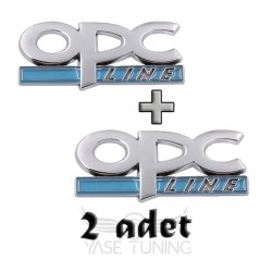 Opc Line Logo 2 Adet Metal arma
