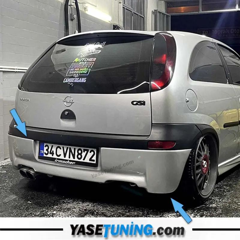 Opel Corsa C irmscher arka ek