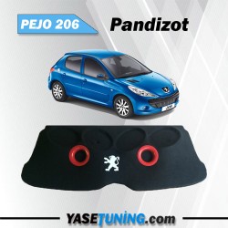 pejo 206 pandizot kabartmalı mdf oval pandizot