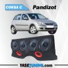 Opel corsa c bagaj pandizotu oval yuvarlak mdf