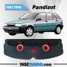 fiat tipo pandizot 4 oval midrange hoparlör mdf kabartmalı