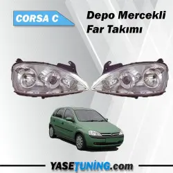 depo mercekli far opel corsa c