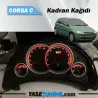 opel corsa c combo c kadran kağıdı vxr