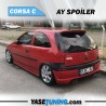 opel corsa c ay spoiler bagaj üstü ay spoiler rüzgarlık