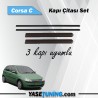 corsa c kapı çitası seti tek kapı