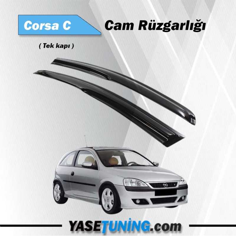 corsa c tek kapı cam rüzgarlığı