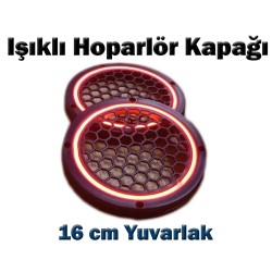 ışıklı hoparlör kapağı kırmızı ledli 16 cm midrange