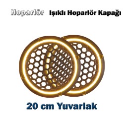 20 cm hoparlör kapağı ışıklı sarı midrange